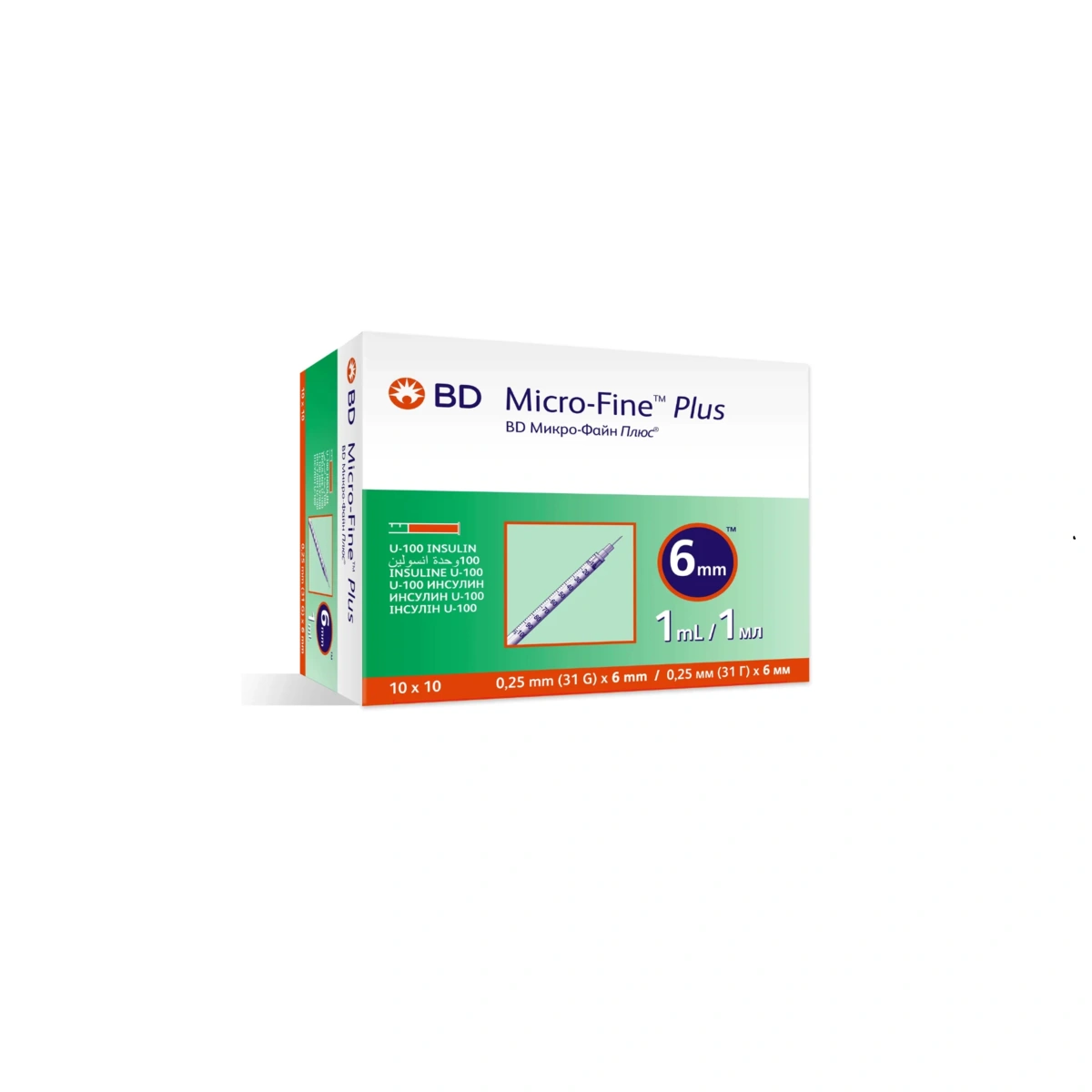 bd-insulin-syringe-1ml سرنگ انسولین بوتاکس بی دی یک سیسی