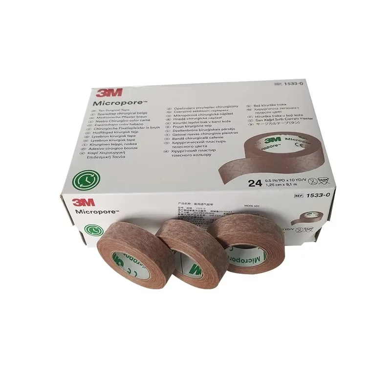 چسب ضدحساسیت تری ام میکروپور رنگ پوست سایز 1.25*9.1